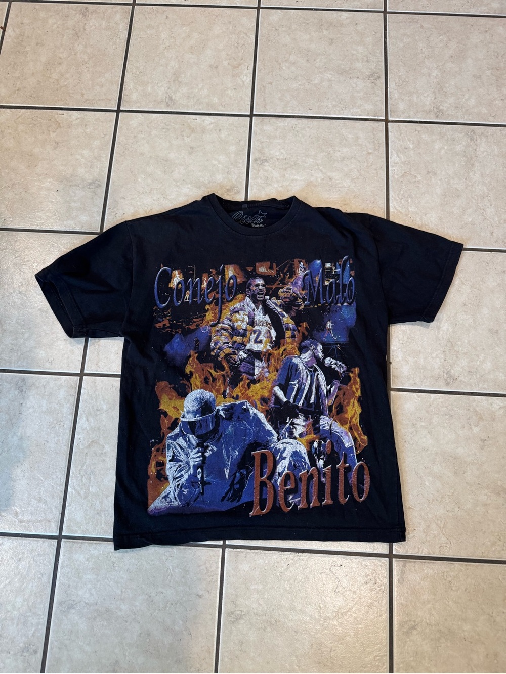 Graphic Short Sleeve Tee - Black